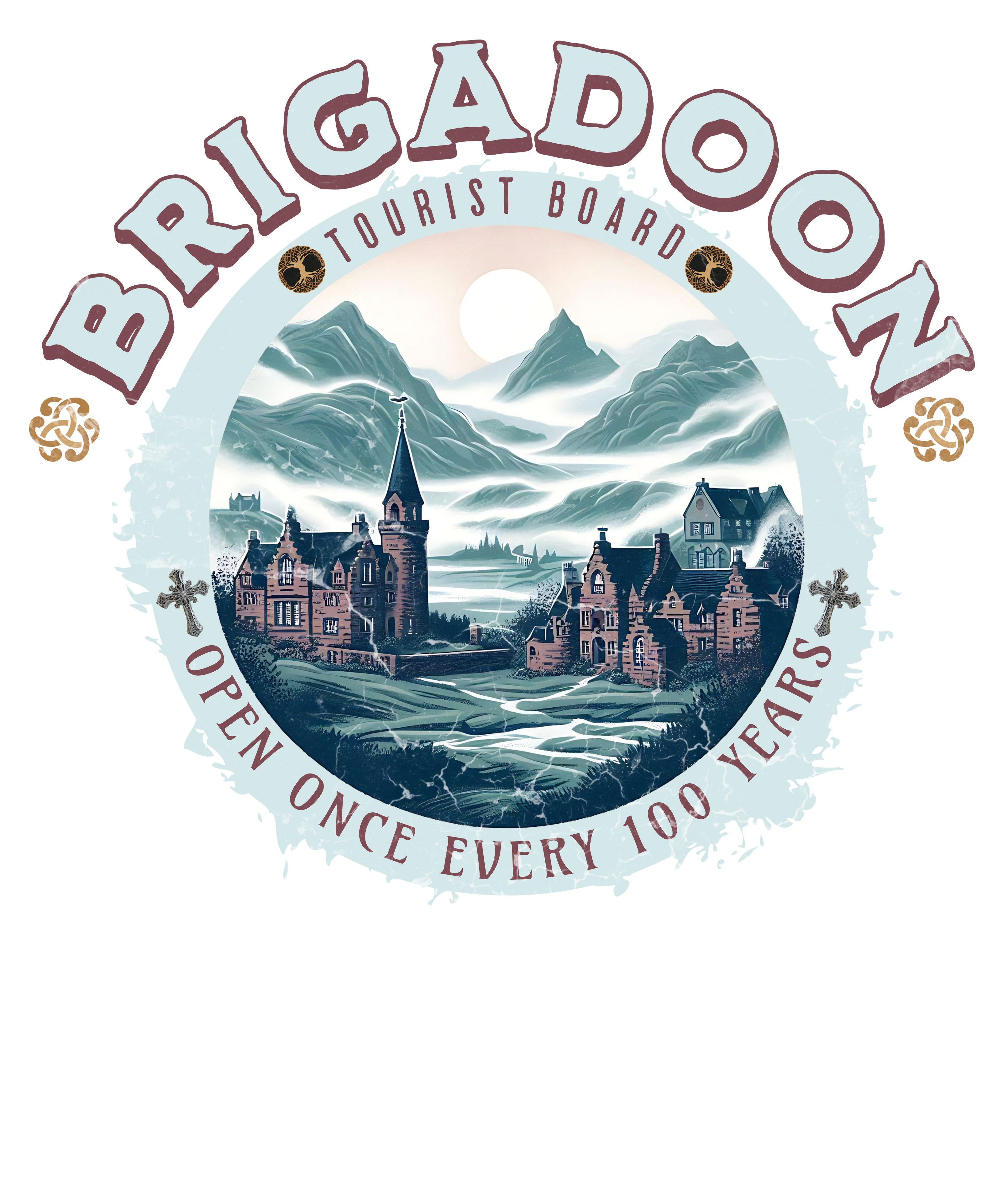 Ice Cream T-shirt Brigadoon, Scotland, Scottish Tourist Board